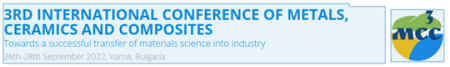 3rd International Conference of Metals, Ceramics and Composites